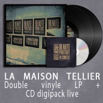 Pack La Maison Tellier (Vinyle "Beauté pour tous" double gatefold + digipack Beauté Partout)