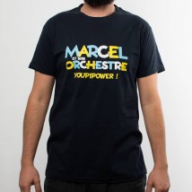 T-shirt Youpi Power Navy (Homme) - Marcel et son orchestre