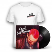Pack Vinyle Standard + T-Shirt - Rouge artériel