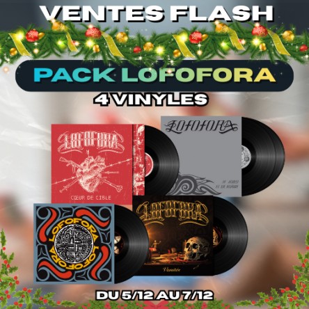 Pack 4 vinyles "Lofofora"