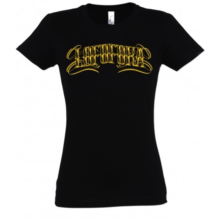 T-shirt Lofofora jaune Femme