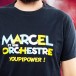 T-shirt Youpi Power Navy (Homme) - Marcel et son orchestre